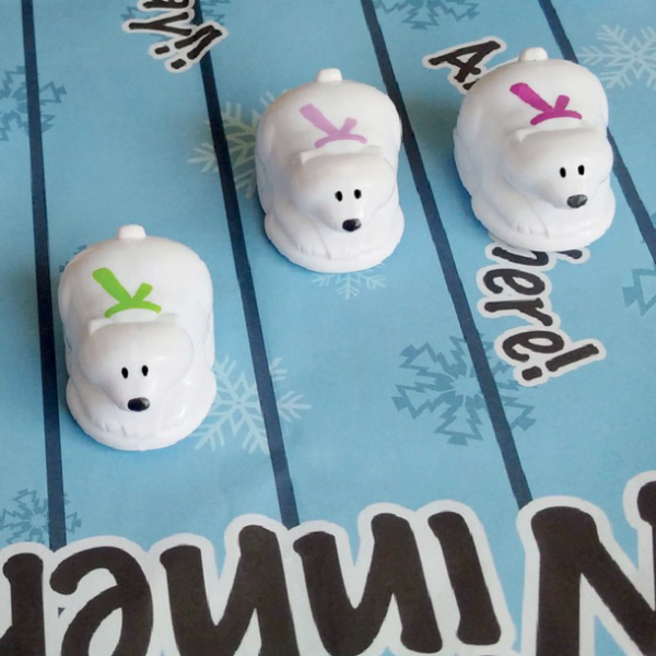 Racing Polar Bear Ice Shine Large Handmade Luxury Christmas Crackers (6 Pack) - Image 2