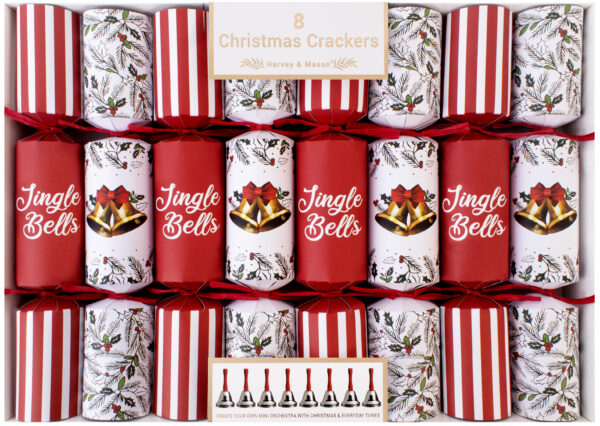 Harvey and Mason Jingle Bells Musical Christmas Crackers