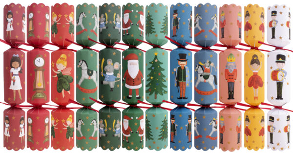 Harvey and Mason Jumbo Pack of 12 Nutcracker Crackers