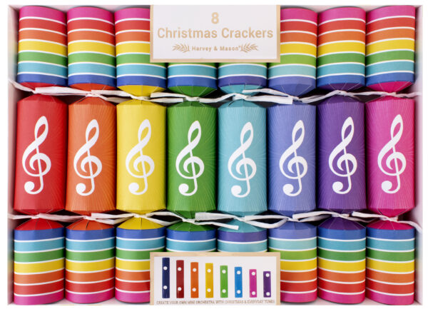 Harvey and Mason Rainbow Xylophone Crackers