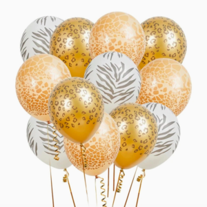 Party Safari Animals Latex Balloons by Hootyballoo