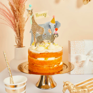 Party Animals Safari Cake Toppers by Hootyballoo