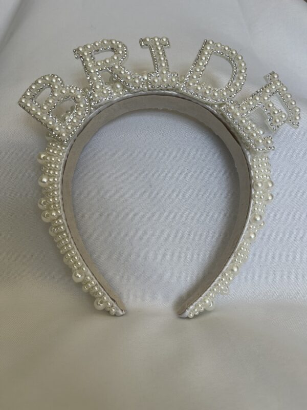 Bride to Be Pearl Headband, Hen Party by One Posh Party