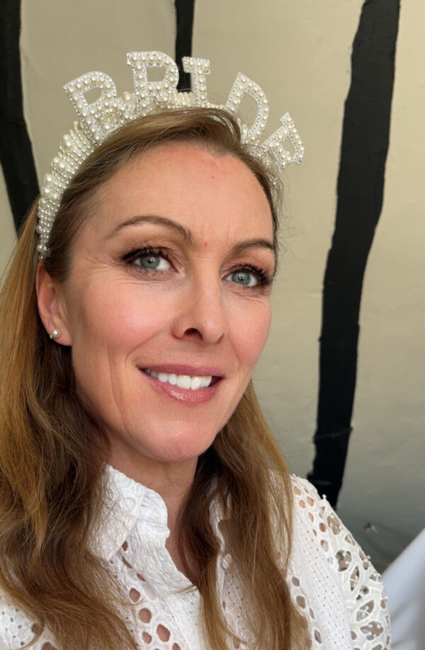 Bride to Be Pearl Headband, Hen Party by One Posh Party