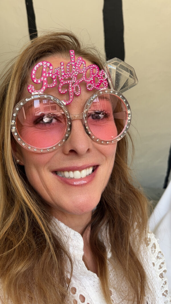 Bride To Be Pink Bling Sunglasses Fun for Hen Party with Diamantes
