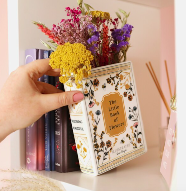 Ceramic Little Book of Flowers Vase by Lisa Angel