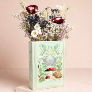 Ceramic Moonrise Woodland Book Vase by Lisa Angel