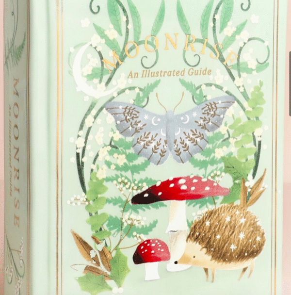 Ceramic Moonrise Woodland Book Vase by Lisa Angel