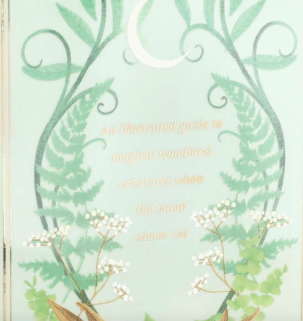 Ceramic Moonrise Woodland Book Vase by Lisa Angel