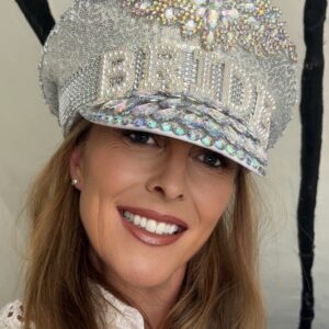 Bride to Be Personalised Captains Hat by One Posh Party
