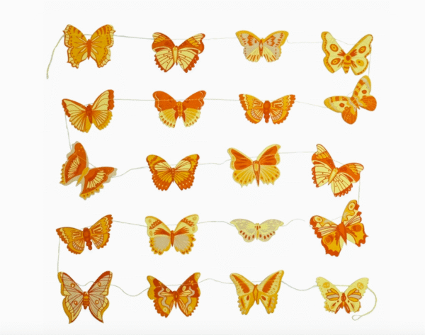 British Butterfly Garland by East End Press