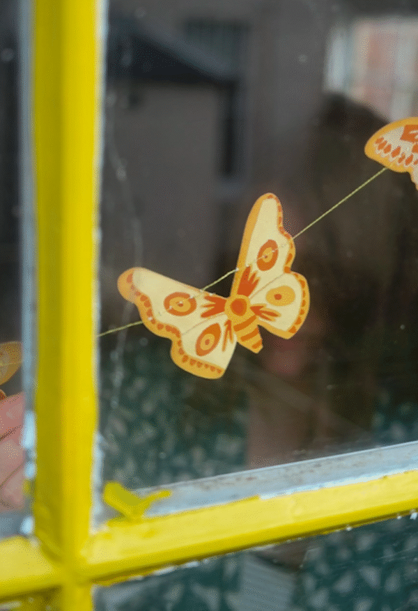 British Butterfly Garland by East End Press