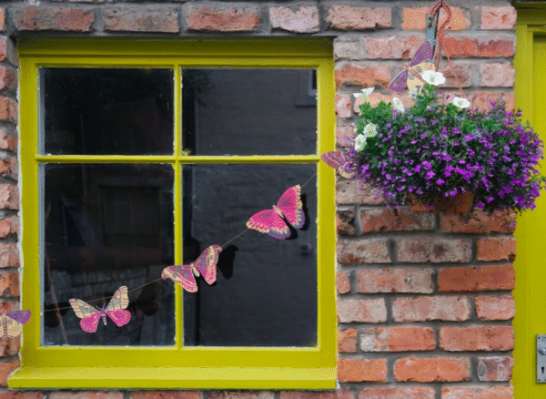 Colourful Butterflies Garland by East End Press