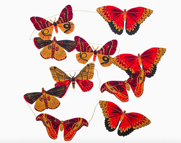 Colourful Butterflies Garland by East End Press