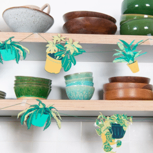 Houseplant Garland by East End Press