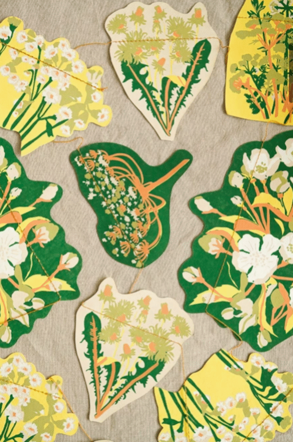 Spring Blooms Garland by East End Press