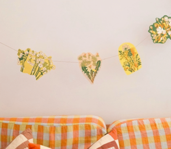 Spring Blooms Garland by East End Press