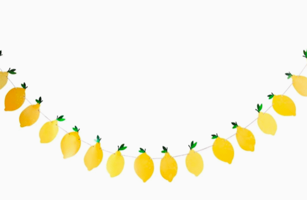 Lemons Garland by Hootyballoo