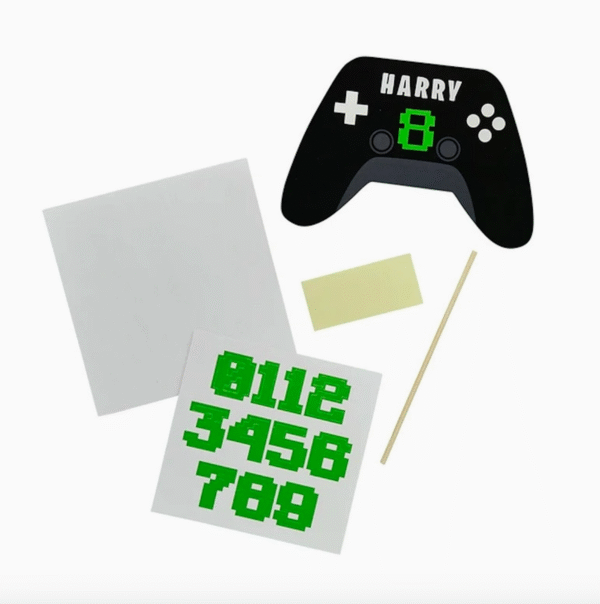 Game Controller Cake Topper by Hootyballoo