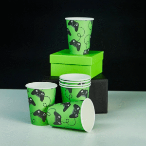 Game On! Paper Party Cups by Hootyballoo