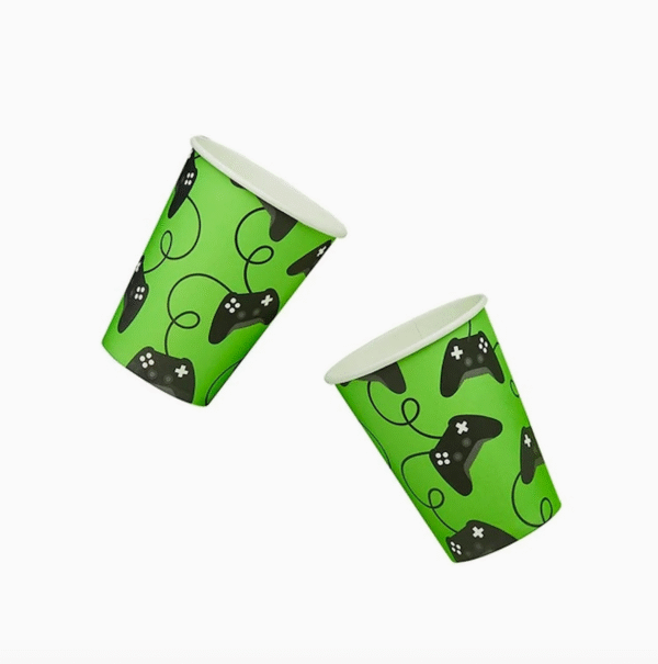 Game On! Paper Party Cups by Hootyballoo
