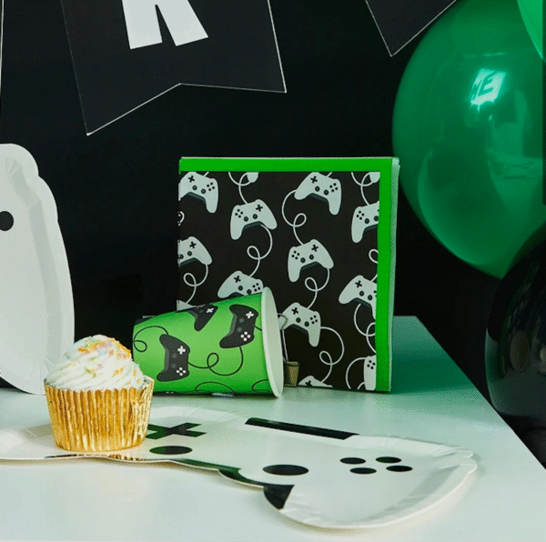 Game On! Paper Party Napkins by Hootballoo