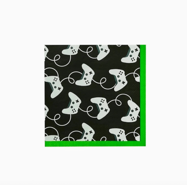 Game On! Paper Party Napkins by Hootballoo