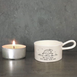 Handled Tea Light Holder - Best Days by East of India
