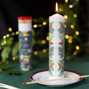 Midnight Forest Advent Pillar Candle by Talking Tables