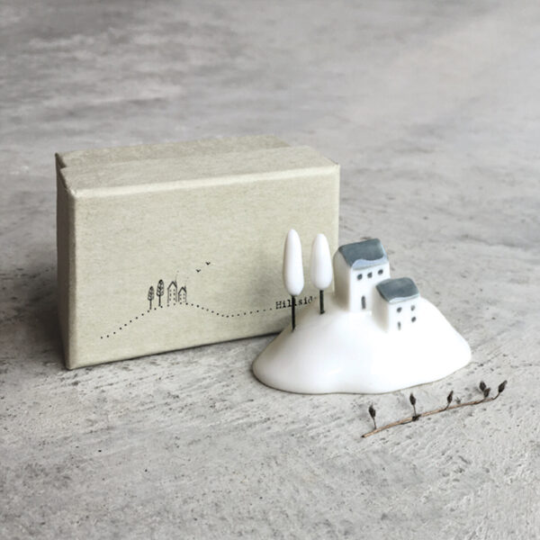Mini Porcelain House in a Box Hillside House by East of India