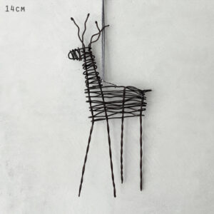 Hanging Rustic Wire Deer by East of India