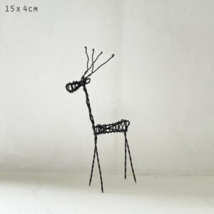Small Rustic Standing Deer by East of India
