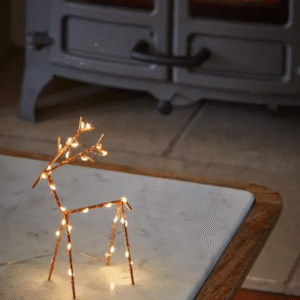 LED Light Up Copper Deer by Lightstyle of London
