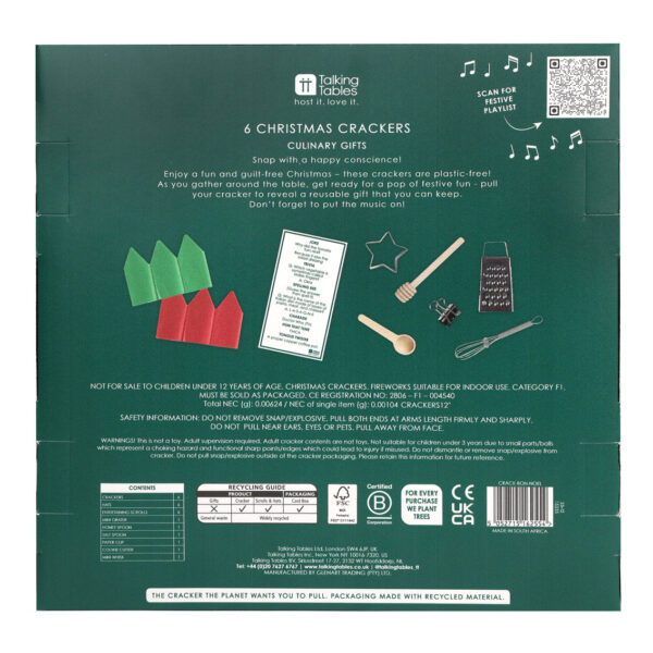 Bon Noel Christmas Crackers by Talking Tables