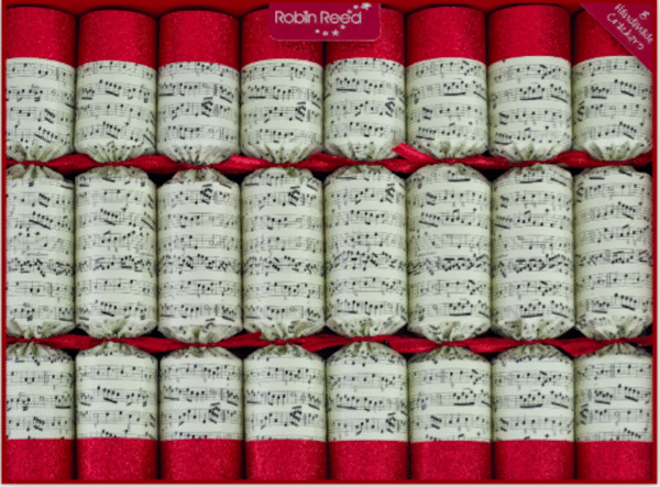Hand Bells Musical Christmas Crackers by Robin Reed