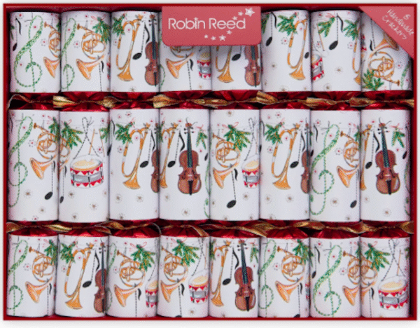 Concerto Fanfare Musical Christmas Crackers by Robin Reed
